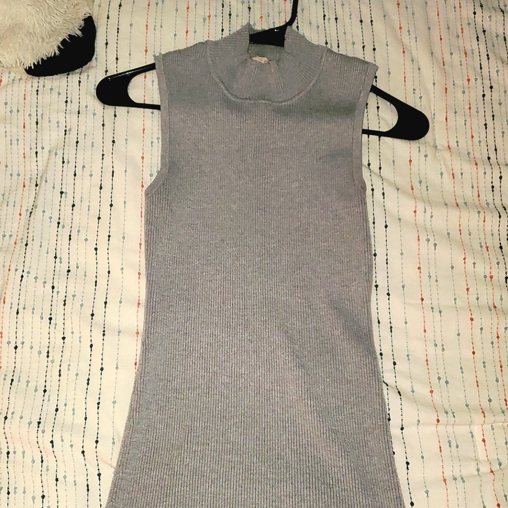 Pink Republic, XL, gray, mockneck, tank top